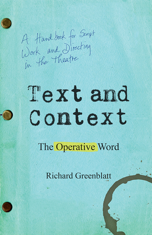 Text And Context The Operative Word J Gordon Shillingford Publishing